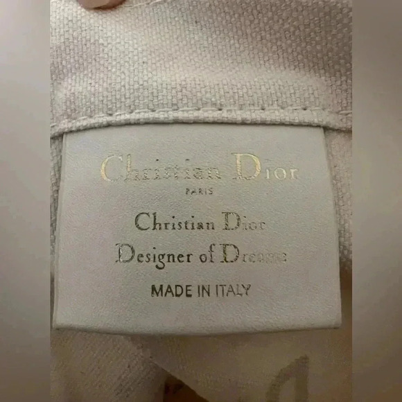 Christian Dior Canvas Tote Bag Compass “Dior Around the World” Made in Italy - Picture 3 of 4